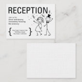 Simple Love結婚披露宴カード エンクロージャーカード (正面/裏面)