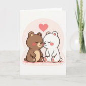 Simple Love Bears Card カード (正面)