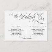 Simple Love Birds Script Details Enclosure Card エンクロージャーカード (正面)