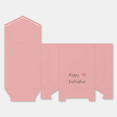 Simple Love Gift Bag | Minimalist Heart Design フェイバーボックス (見開き)