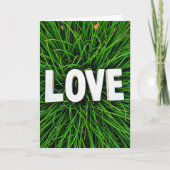 Simple Love Grass Card カード (正面)
