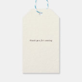 Simple Love is Brewing Coffee Bridal Shower  ギフトタグ (裏面)