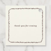 Simple Love is Brewing Coffee Bridal Shower  フェイバータグ (裏面)