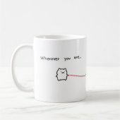 Simple Love Words Coffee Mug – Romantic Gift for C コーヒーマグカップ (左)