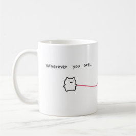 Simple Love Words Coffee Mug – Romantic Gift for C コーヒーマグカップ