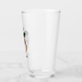 Simple Lovely Valentine's Couple Beer Glass タンブラーグラス (左)