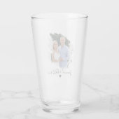 Simple Lovely Valentine's Couple Beer Glass タンブラーグラス (裏面)