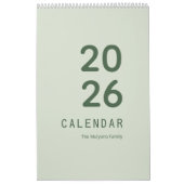 Simple Luxury calendar カレンダー (カバー)