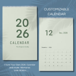 Simple Luxury calendar カレンダー