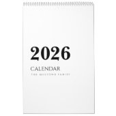 Simple Luxury Design カレンダー (カバー)