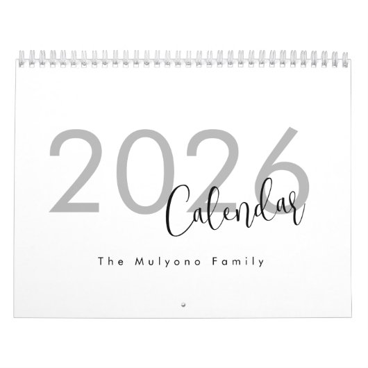 Simple Luxury Design Calendar カレンダー (カバー)