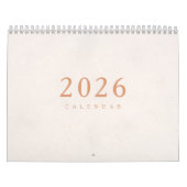 Simple Luxury Design Calendar カレンダー (カバー)