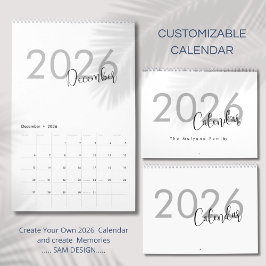 Simple Luxury Design Calendar カレンダー