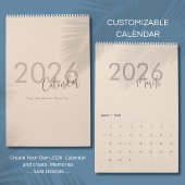 Simple Luxury Design Calendar カレンダー