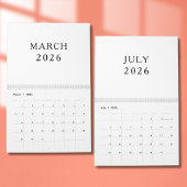 Simple Luxury Design Calendar カレンダー