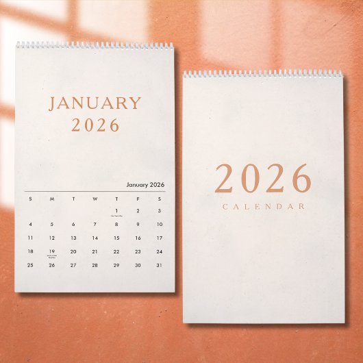 Simple Luxury Design Calendar カレンダー