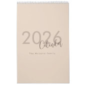 Simple Luxury Design Calendar カレンダー (カバー)