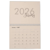 Simple Luxury Design Calendar カレンダー (1月 2027)