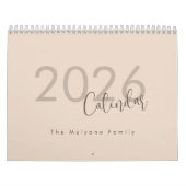 Simple Luxury Design Calendar カレンダー (カバー)