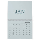 Simple Luxury Design Calendar カレンダー (1月 2027)