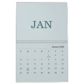 Simple Luxury Design Calendar カレンダー (1月 2026)