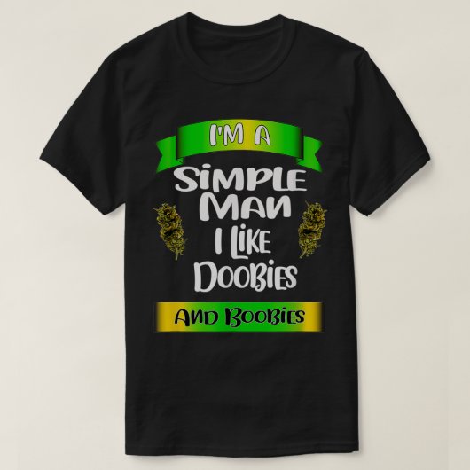Simple Man Pot  Tシャツ (デザイン正面)