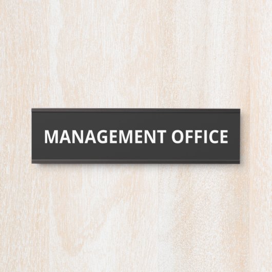 Simple Management Office サインプレート (正面)