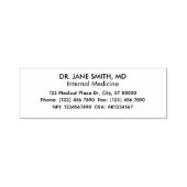 Simple Medical Doctor Name & Contact Details セルフインキングスタンプ (デザイン)