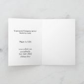 simple minimal add your logo/design here business  カード (内部)