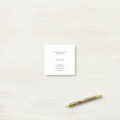 simple minimal add your logo/design here business  ポストイット (デスク上)