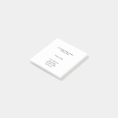 simple minimal add your logo/design here business  ポストイット (アングル)