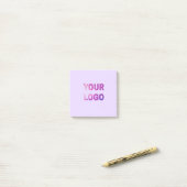 simple minimal add your logo/design here text      ポストイット (デスク上)