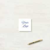 simple minimal add your logo/design here text      ポストイット (デスク上)