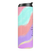 simple minimal add your logo/design here text  pos タンブラー (回転左)