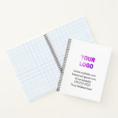 simple minimal add your logo/design here text  pos ノートブック (内部)
