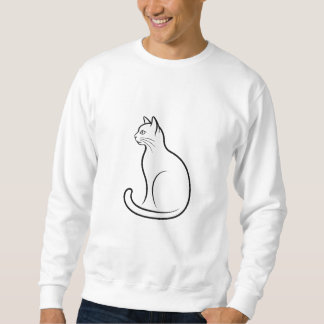 Simple Minimal Cat sweatshirt  スウェットシャツ