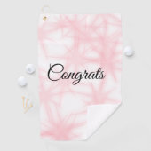 Simple minimal congratulations add your text name  ゴルフタオル (インサイチュ)