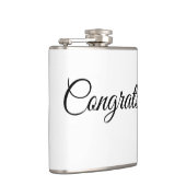 Simple minimal congratulations add your text name  フラスク (右)