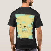 Simple minimal congratulations graduation add your tシャツ (裏面)