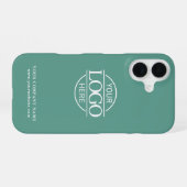 Simple Minimal Custom Business Company Logo iPhone 16ケース (裏面横)