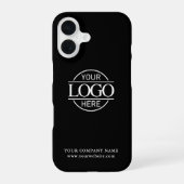 Simple Minimal Custom Business Company Logo iPhone 16ケース (裏面)