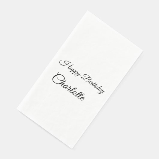 SIMPLE MINIMAL.CUTIE ADD NAME BABY happy birthday  (コーナー)