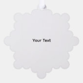 Simple minimal elegant custom logo here company オーナメントカード (裏面)