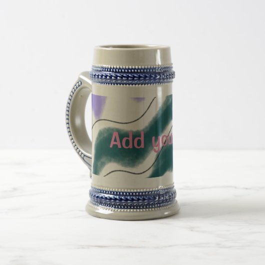 Simple minimal elegant custom logo here company   ビールジョッキ (正面左)