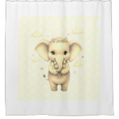 Simple minimal elegant custom logo here company t  シャワーカーテン (正面)