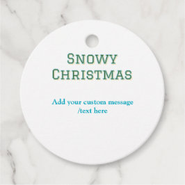 Simple minimal green happy holidays Christmas  フェイバータグ