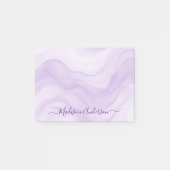 Simple Minimal Lavender Watercolor Personalized ポストイット (正面)