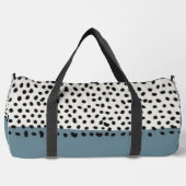 Simple Minimal Monogram Name Backpack ダッフルバッグ (正面)