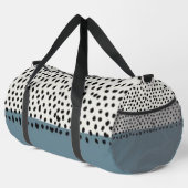 Simple Minimal Monogram Name Backpack ダッフルバッグ (右コーナー)