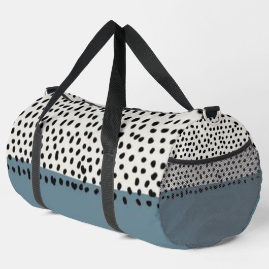 Simple Minimal Monogram Name Backpack ダッフルバッグ (右コーナー)